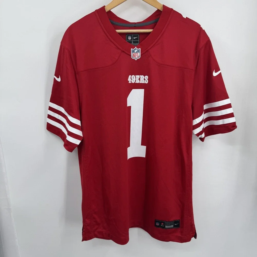 San Francisco 49ers Nike Jersey Mens L Red NFL Football Deebo Samuel Sr 1 2024